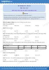 Đề thi học kì 1 Toán 7 Chân trời sáng tạo - Đề số 18